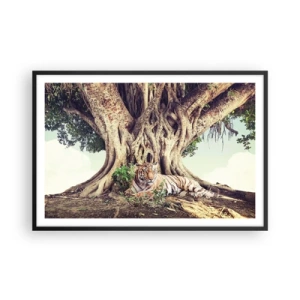 Poster în ramă neagră - O perspectivă din Geneză - 91x61 cm