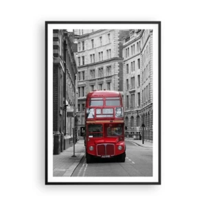 Poster în ramă neagră - Viața de zi cu zi nu trebuie să fie gri - 70x100 cm