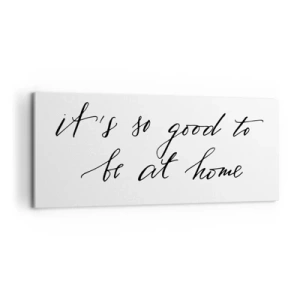 Tablou pe pânză - Cât de adevărat - 100x40 cm