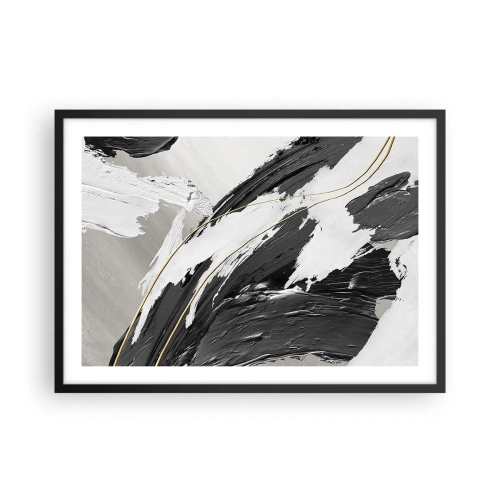 Poster în ramă neagră - Abstracție cu fler - 70x50 cm