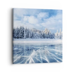 Tablou pe pânză - O priveliște orbitoare și cristalină - 30x30 cm