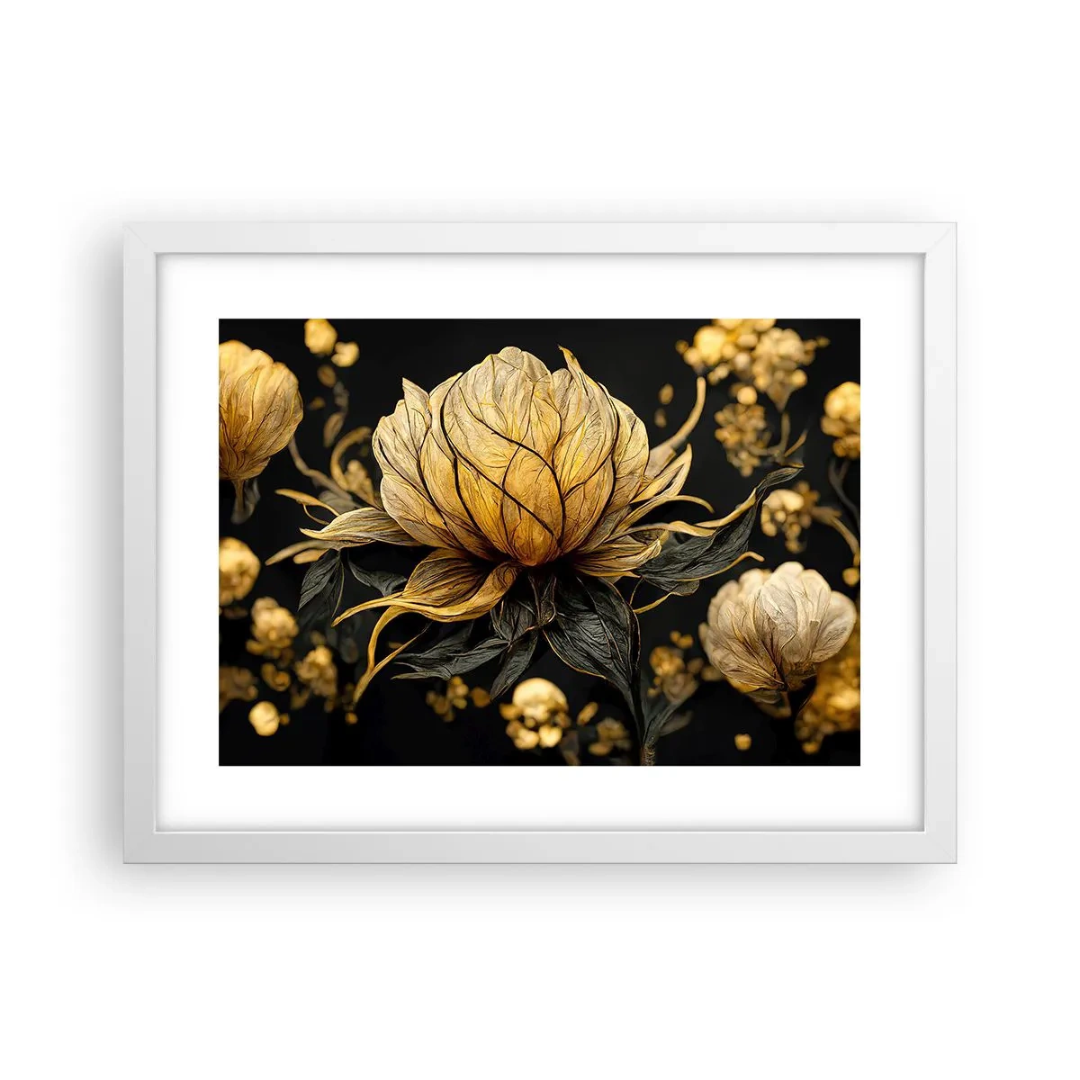 Poster în ramă albă - Fragilitate subtilă - 40x30 cm