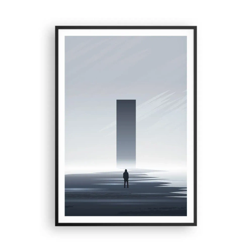 Poster în ramă neagră - Oportunitate sau amenințare? - 70x100 cm