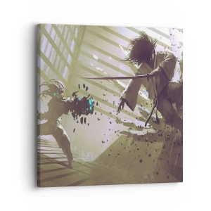 Tablou pe pânză - Și tu poți fi samurai - 30x30 cm