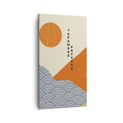 Tablou pe pânză - În stil japonez - 45x80 cm