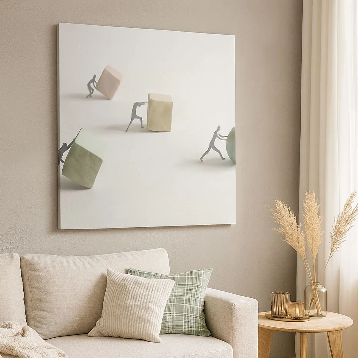 Tablou pe pânză - Viața însăși - 30x30 cm