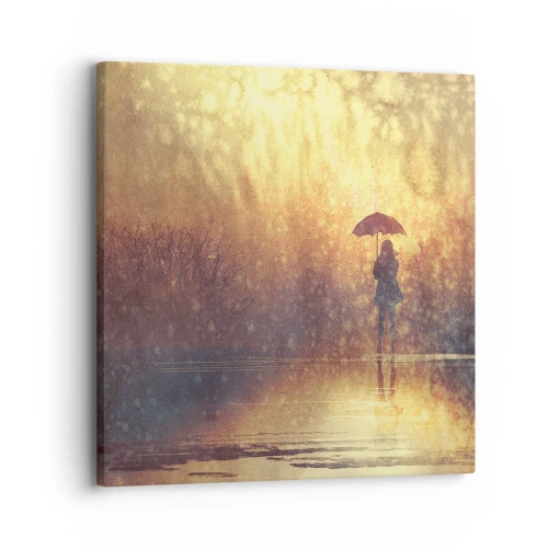 Tablou pe pânză - Simt că cineva se uită la mine - 30x30 cm