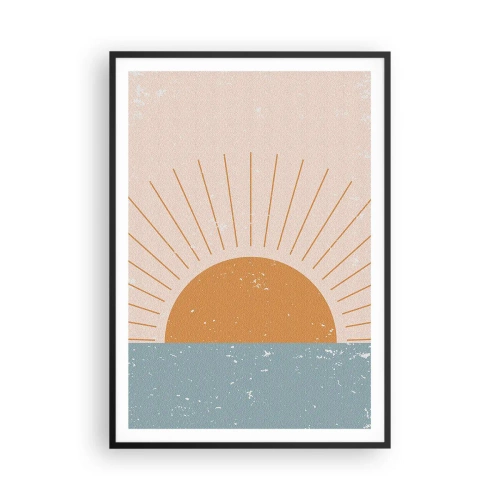 Poster în ramă neagră - Un miracol zilnic - 70x100 cm