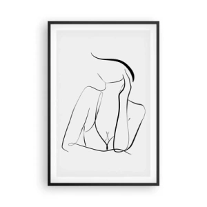 Poster în ramă neagră - Pe valul unui vis - 61x91 cm