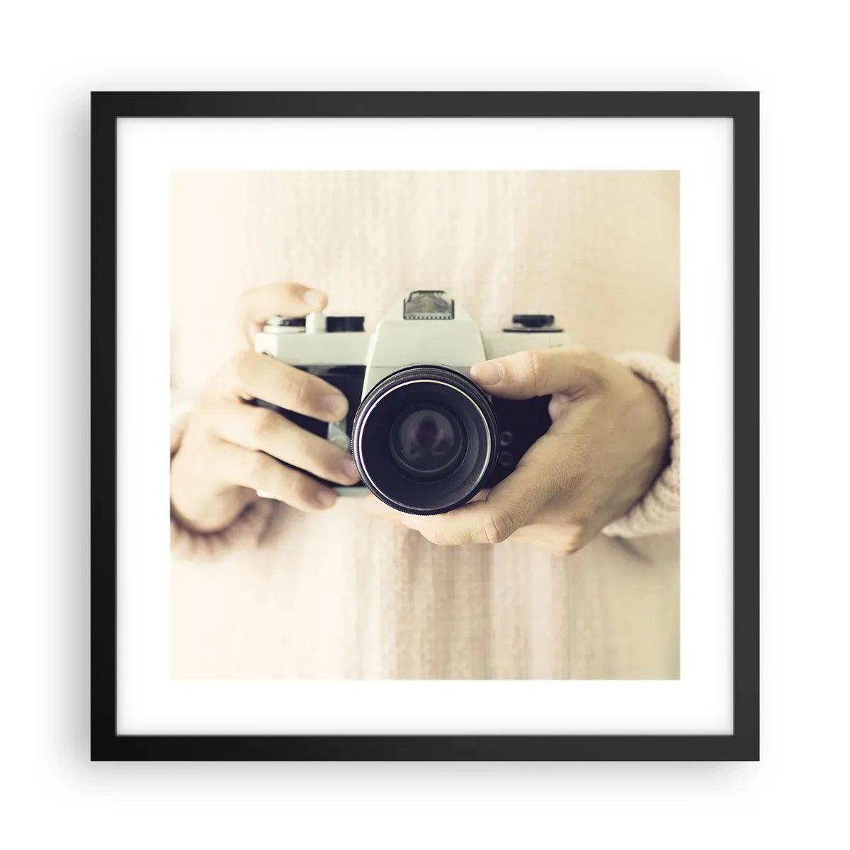 Poster în ramă neagră - Pentru a vedea mai multe... - 40x40 cm