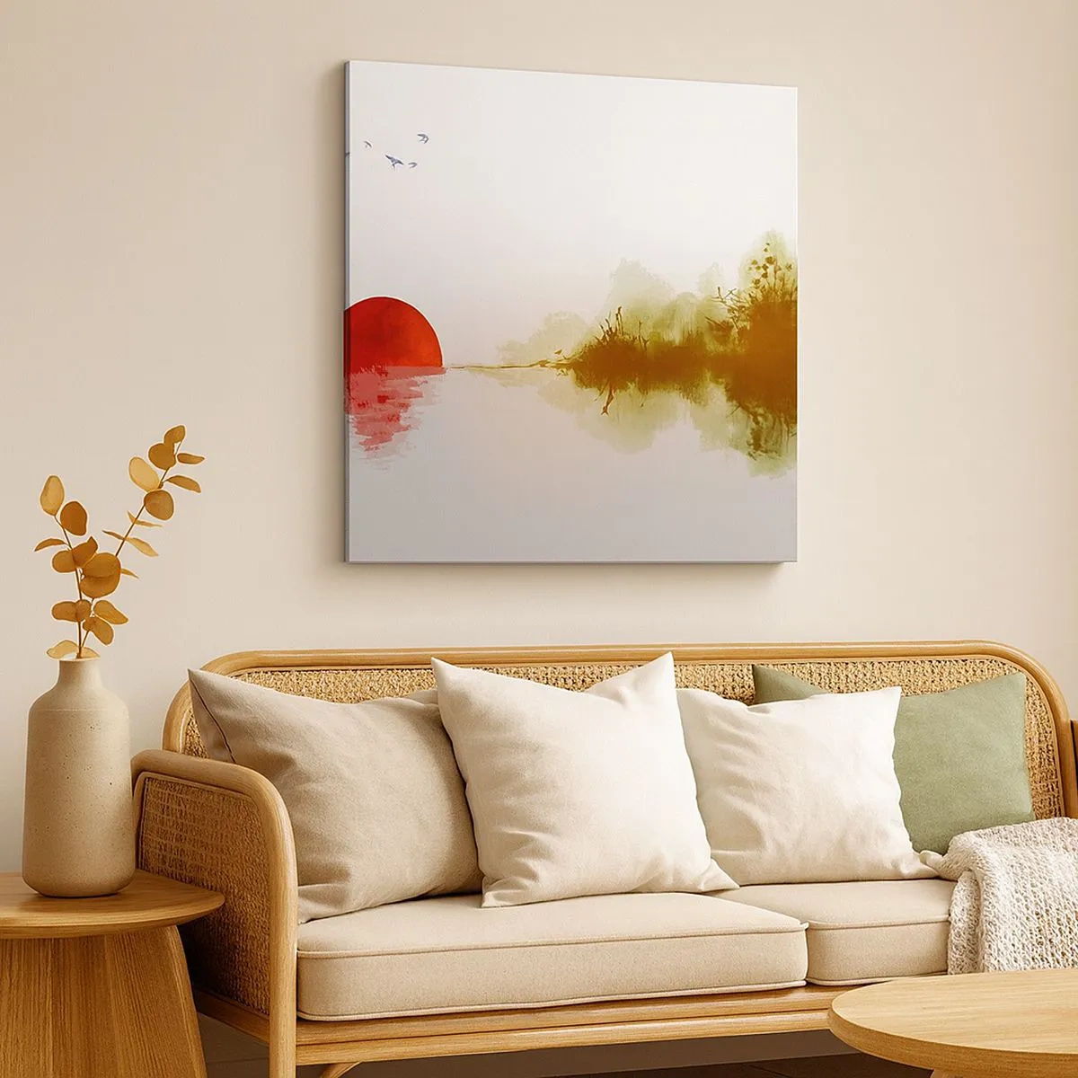 Tablou pe pânză - Promisiune de liniște - 30x30 cm