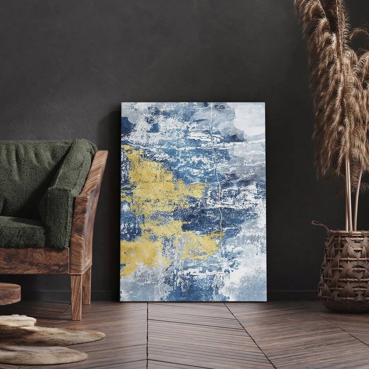 Tablou pe pânză - Abstracție de vreme - 70x100 cm