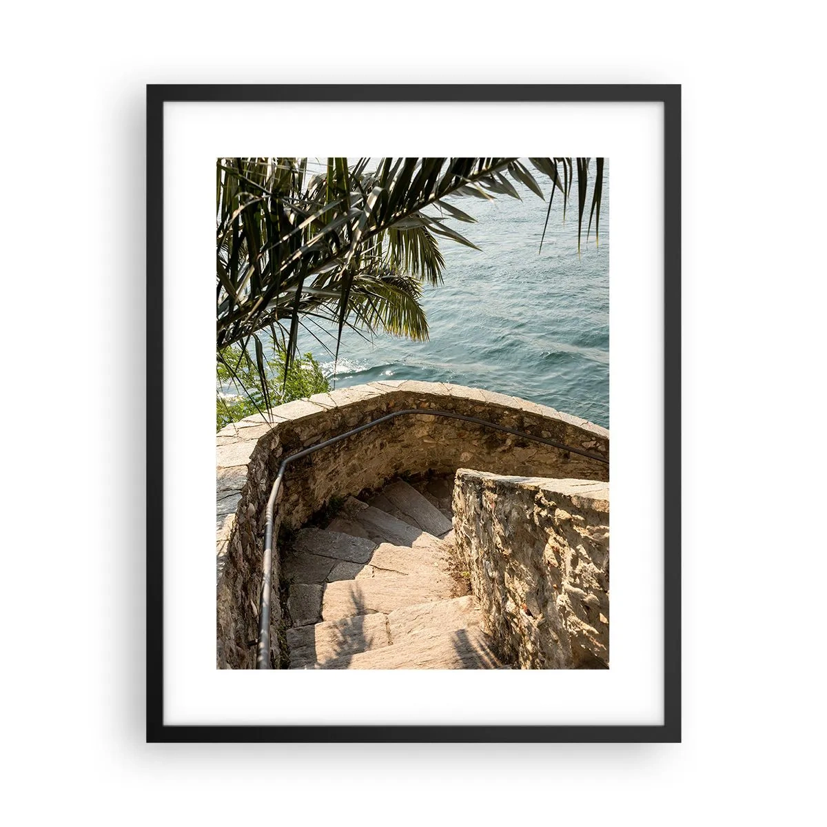 Poster în ramă neagră - Sub soarele Italiei - 40x50 cm
