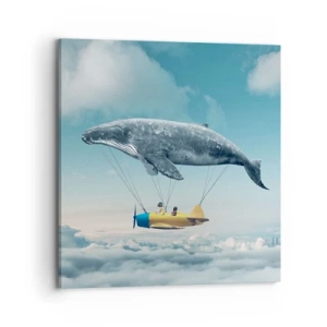 Tablou pe pânză - De ce nu? - 70x70 cm