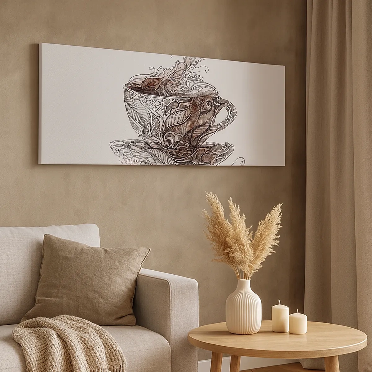 Tablou pe pânză - Ceaiul este bun pentru orice - 30x30 cm