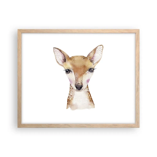 Poster în ramă de stejar deschis - Natura inocenței - 50x40 cm