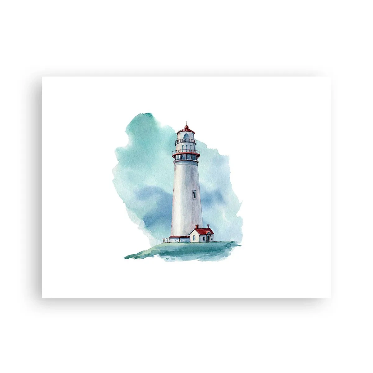 Poster - Sora blândă a albastrului - 40x30 cm