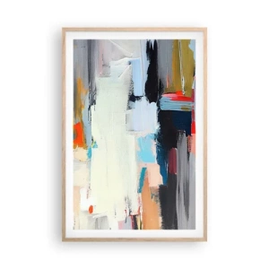 Poster în ramă de stejar deschis - Există o metodă? - 61x91 cm