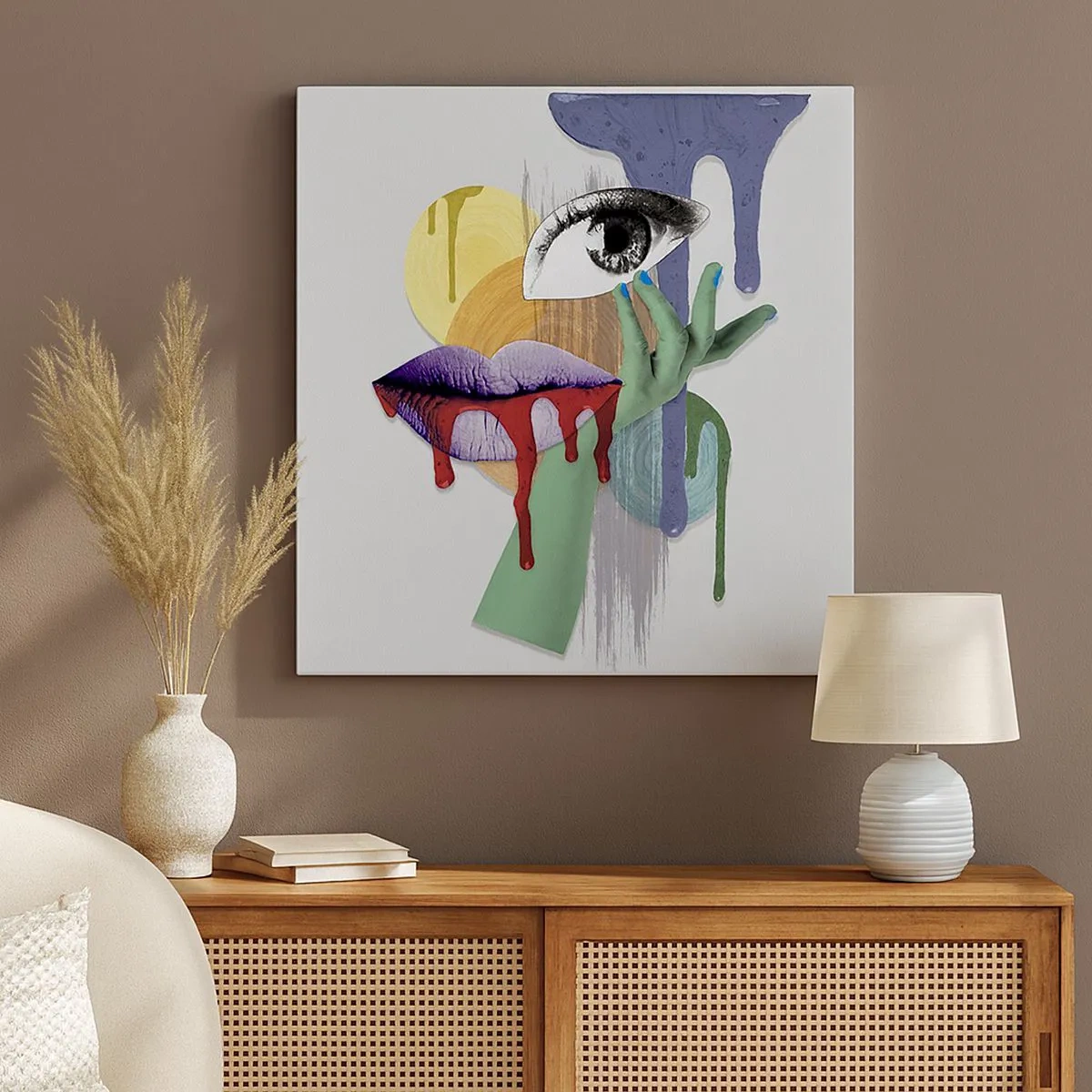 Tablou pe pânză - Portret deconstruit - 30x30 cm