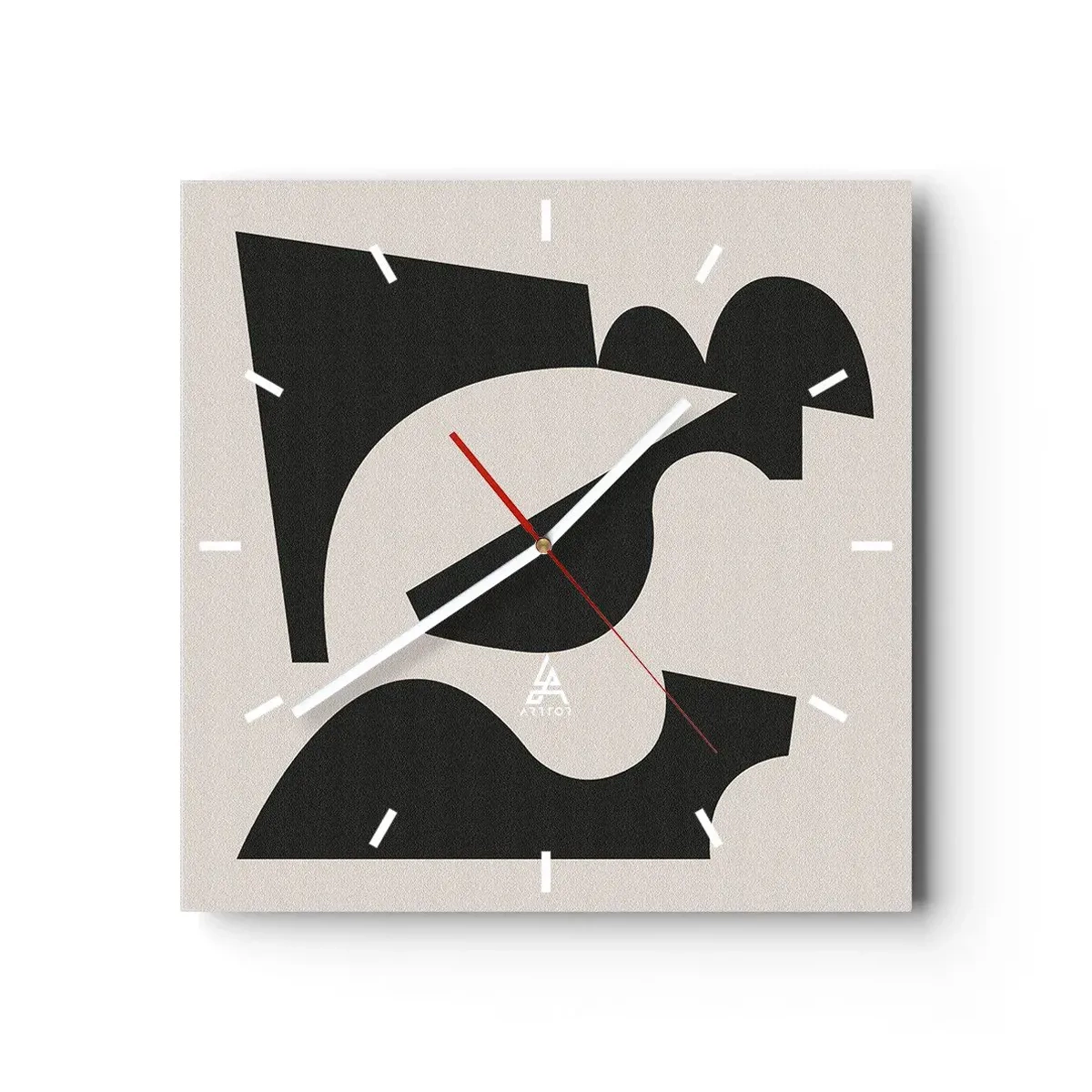 Ceas de perete - Ceas pe sticlă - Pentru autoasamblare - 40x40 cm