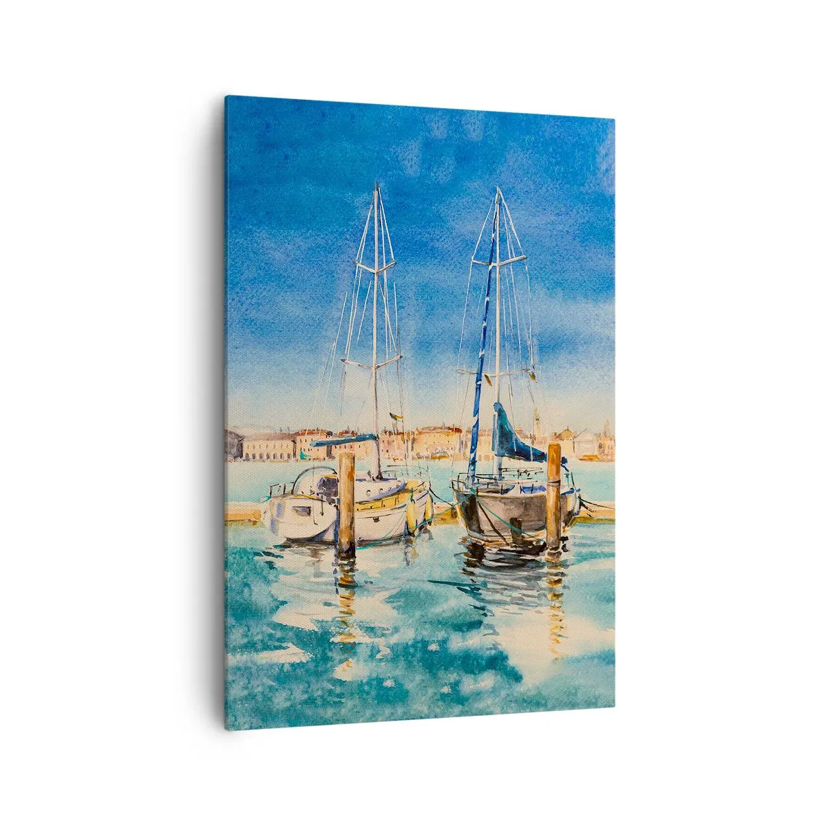 Tablou pe pânză - Laguna însorită - 70x100 cm