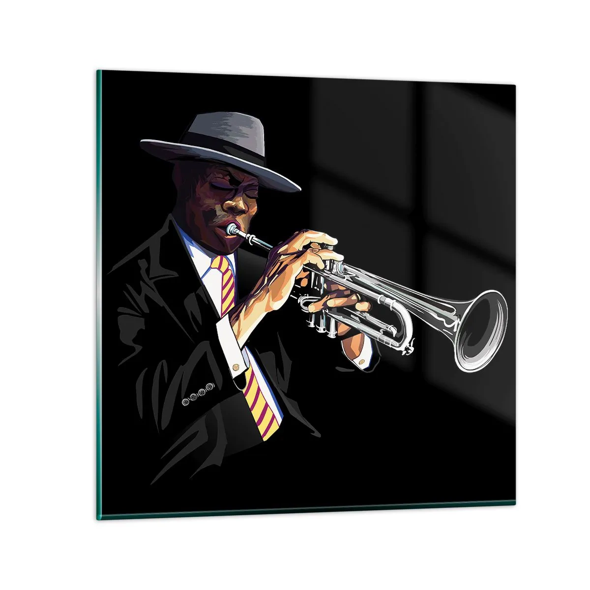 Tablou pe sticlă - Farmecul unei școli vechi - 40x40 cm