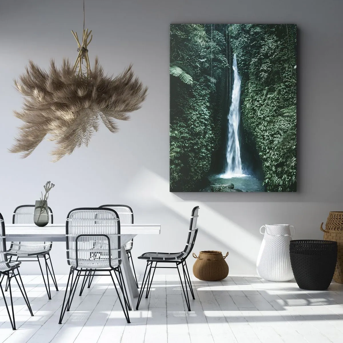 Tablou pe pânză - Băi tropicale - 45x80 cm