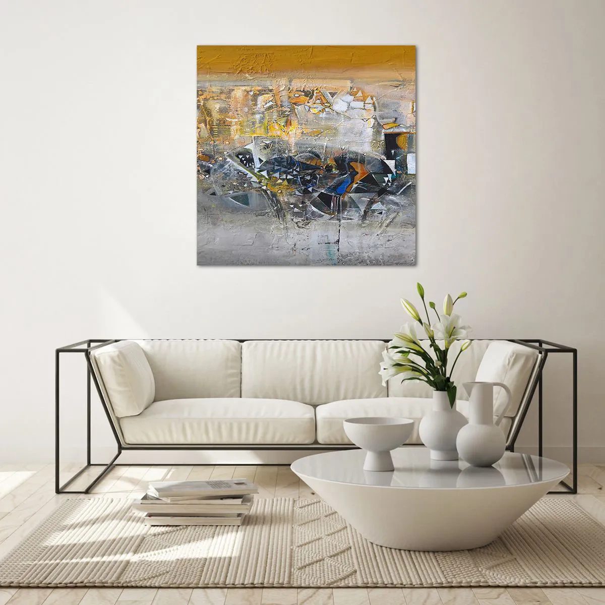 Tablou pe sticlă - Totul va fi bine - 40x40 cm