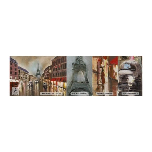 Mostră tapet Premium Sand - Singurul lucru care contează este ea - turnul Eiffel, Oraș, Paris - 100x30 cm