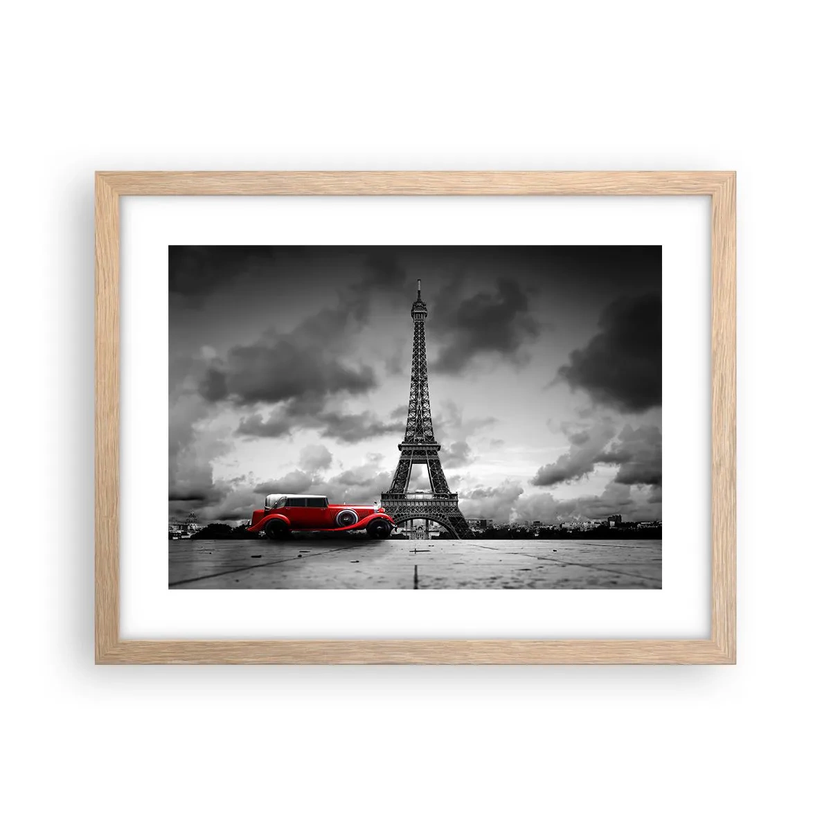 Poster în ramă de stejar deschis - Nu cu mult timp în urmă, la Paris - 40x30 cm