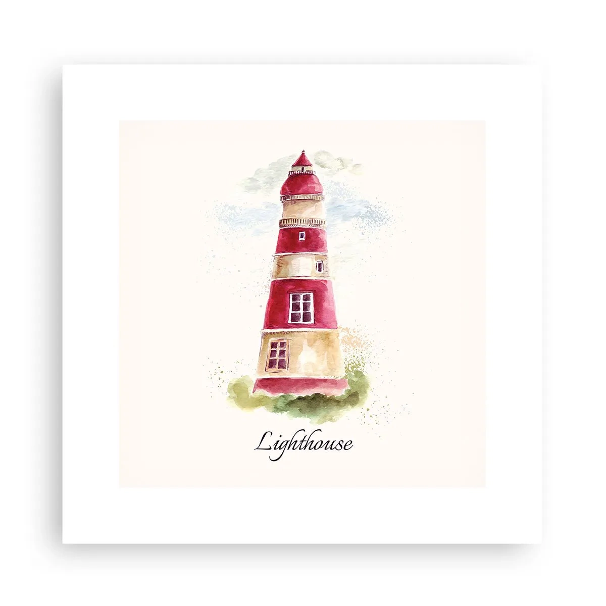 Poster - Întotdeauna vreme bună - 30x30 cm