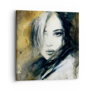 Tablou pe pânză - Mai inocentă sau mai senzuală? - 30x30 cm
