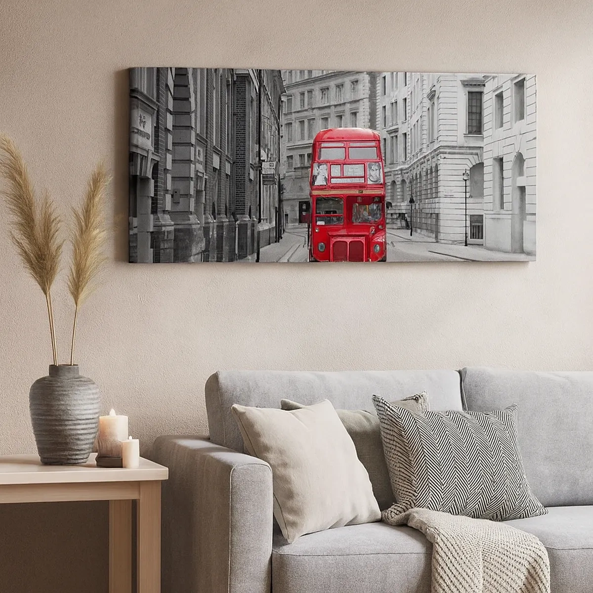 Tablou pe pânză - Viața de zi cu zi nu trebuie să fie gri - 30x30 cm