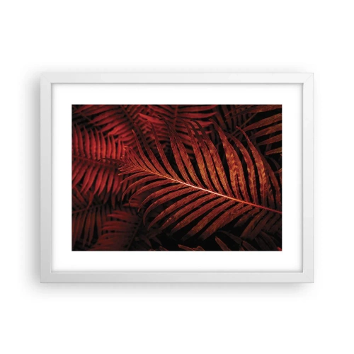 Poster în ramă albă - Ardoarea vieții - 40x30 cm