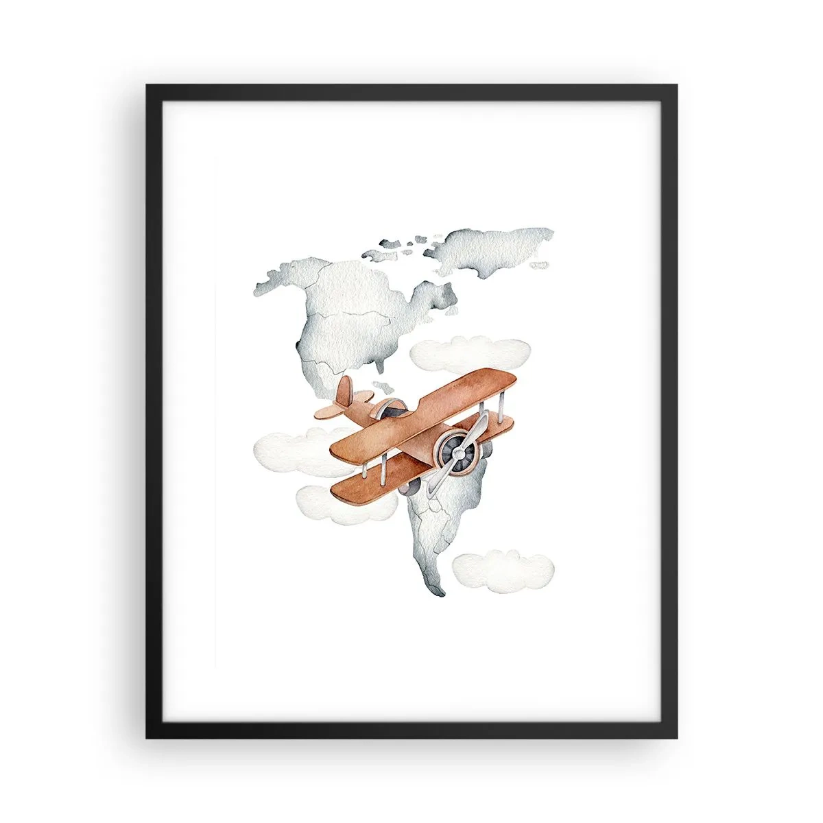 Poster în ramă neagră - În spirit de pionierat - 40x50 cm