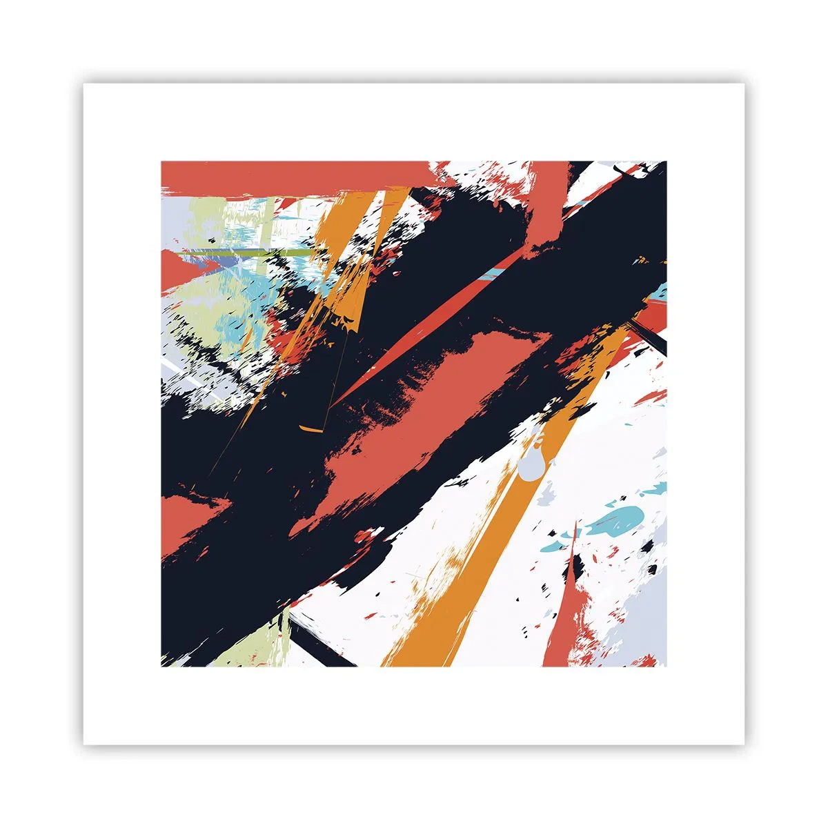 Poster - Compoziție dinamică - 30x30 cm