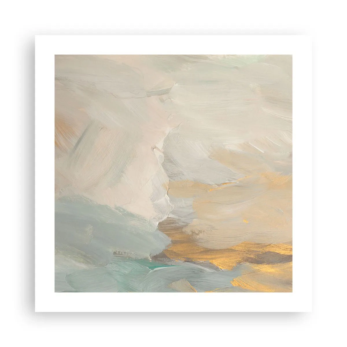 Poster - Abstracție - lumea blândeții - 50x50 cm