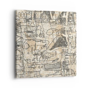 Tablou pe pânză - Așteaptă să fie descifrat - 40x40 cm