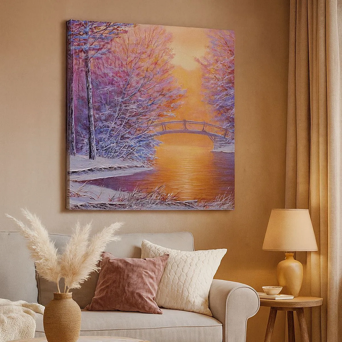 Tablou pe pânză - Hai să ne întâlnim aici - 30x30 cm