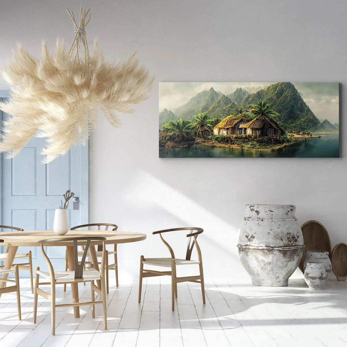 Tablou pe pânză - Paradisul tropical - 160x50 cm