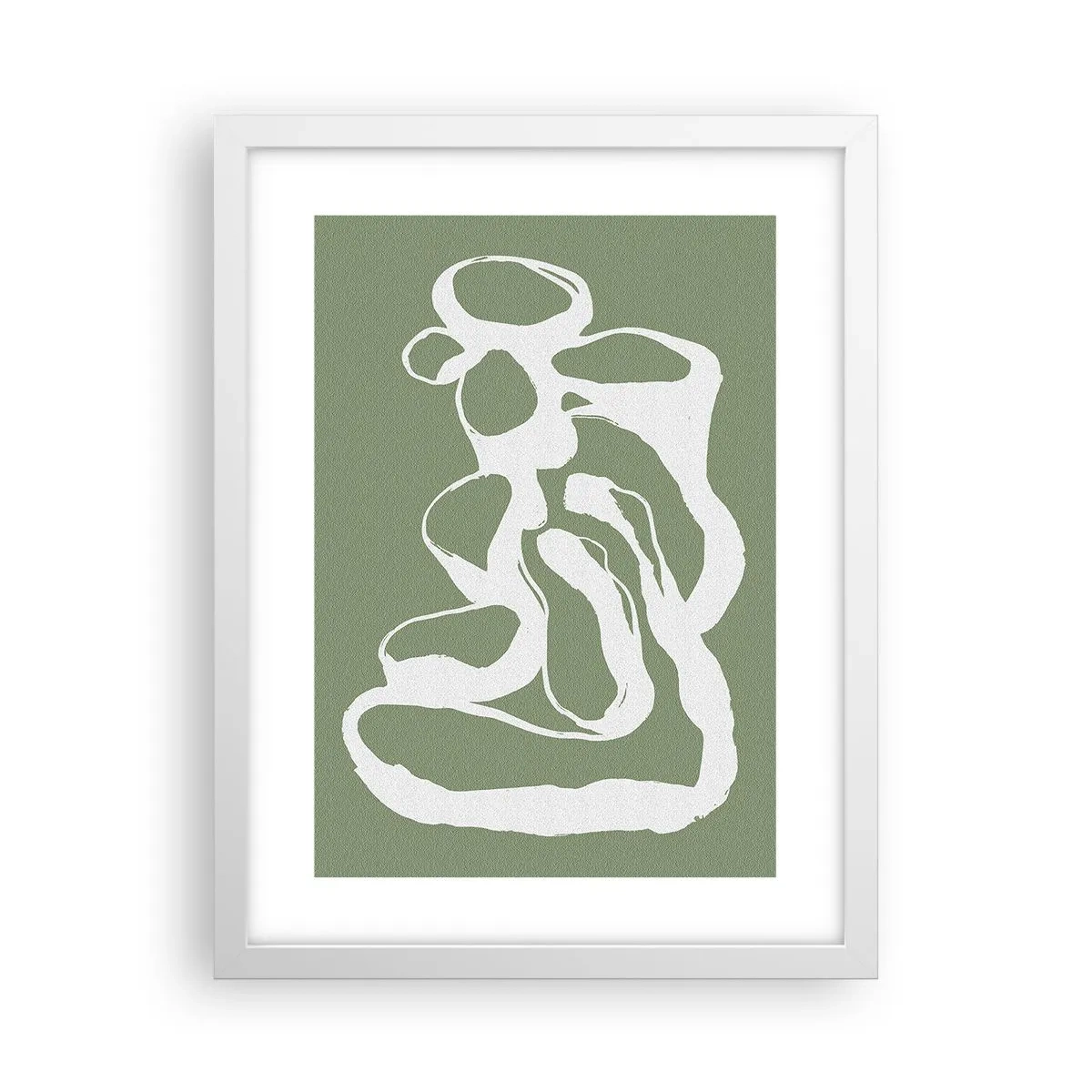 Poster în ramă albă - Chemarea spațiului - 30x40 cm