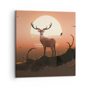 Tablou pe pânză - Această noapte este diferită de oricare alta - 70x70 cm