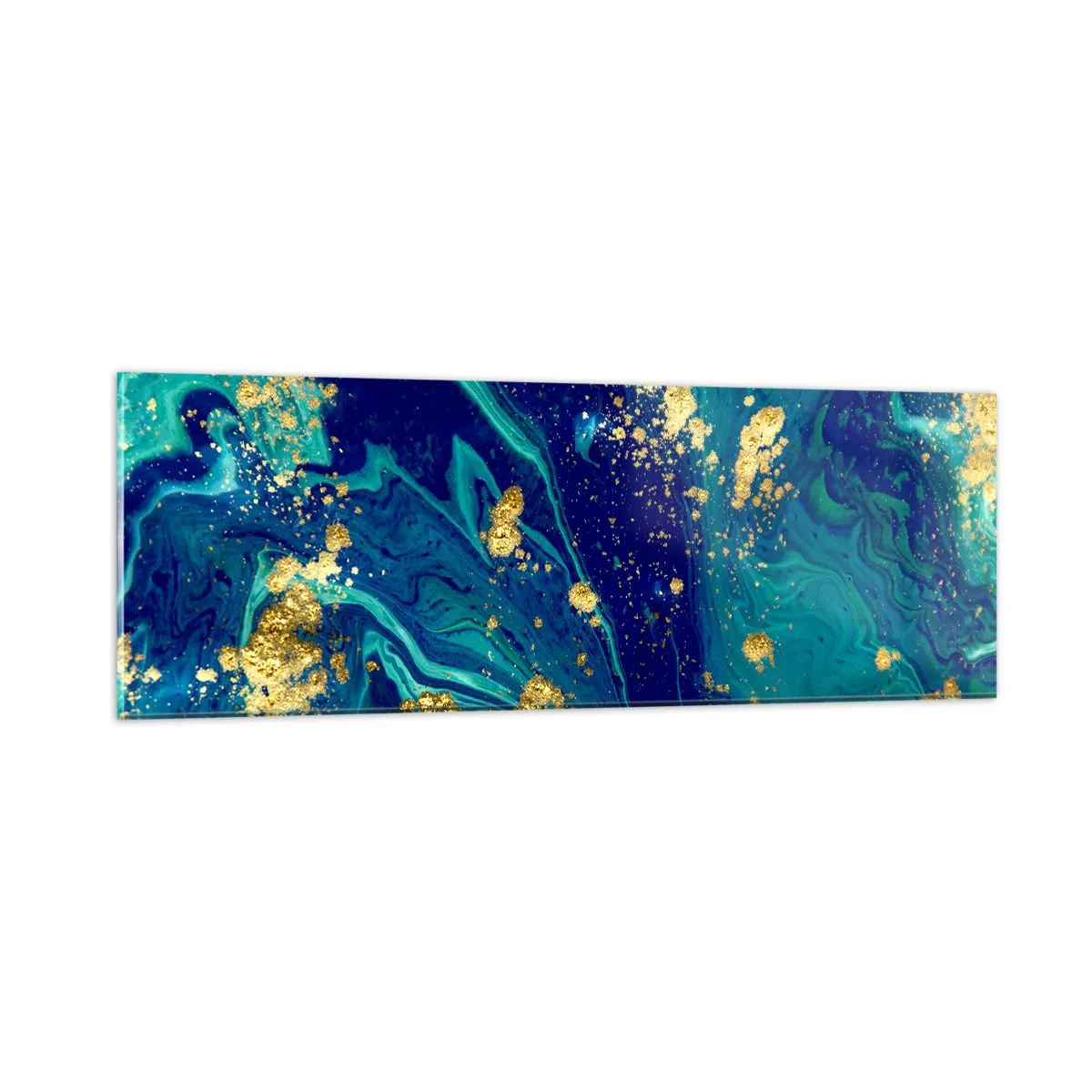 Tablou pe sticlă - Petale de soare  - 90x30 cm