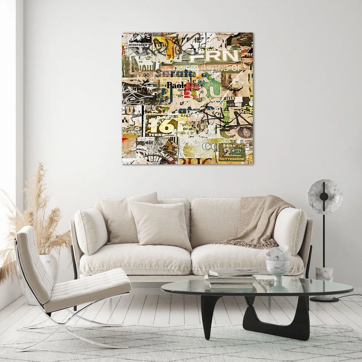 Tablou pe sticlă - Oh, se întâmplă... - 60x60 cm