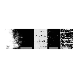 Mostră tapet Premium Sand - Iar câștigătorul este... - Abstracția, Bucată, alb-negru - 100x30 cm