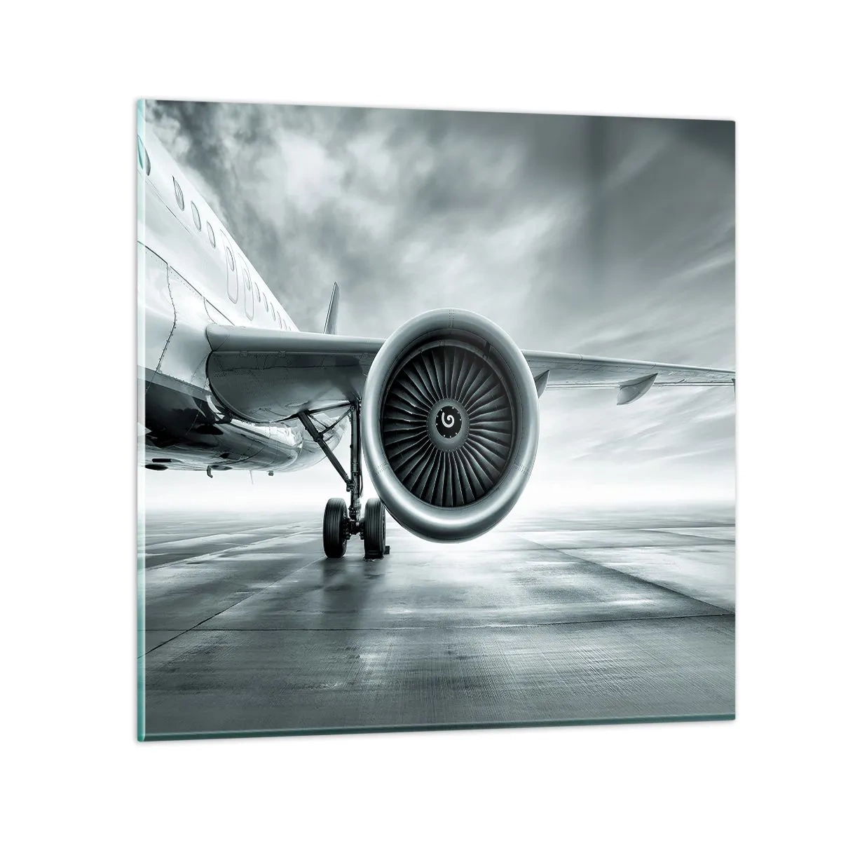 Tablou pe sticlă - Ce putere! - 60x60 cm