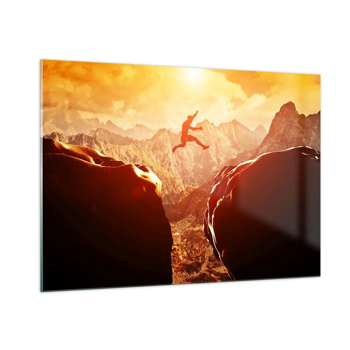 Tablou pe sticlă - Trecând frontierele - 100x70 cm