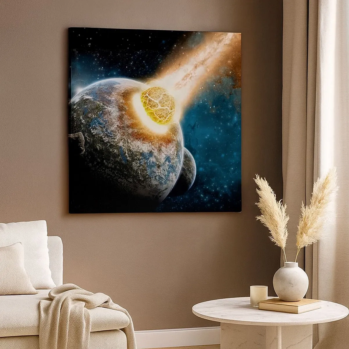 Tablou pe pânză - Anihilare sau naștere? - 30x30 cm