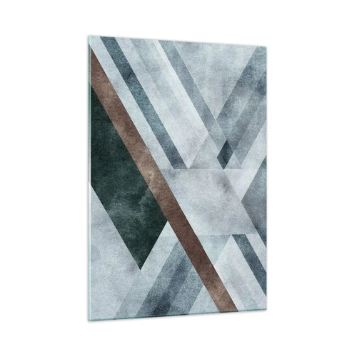 Tablou pe sticlă - Eleganța sofisticată a geometriei - 50x70 cm