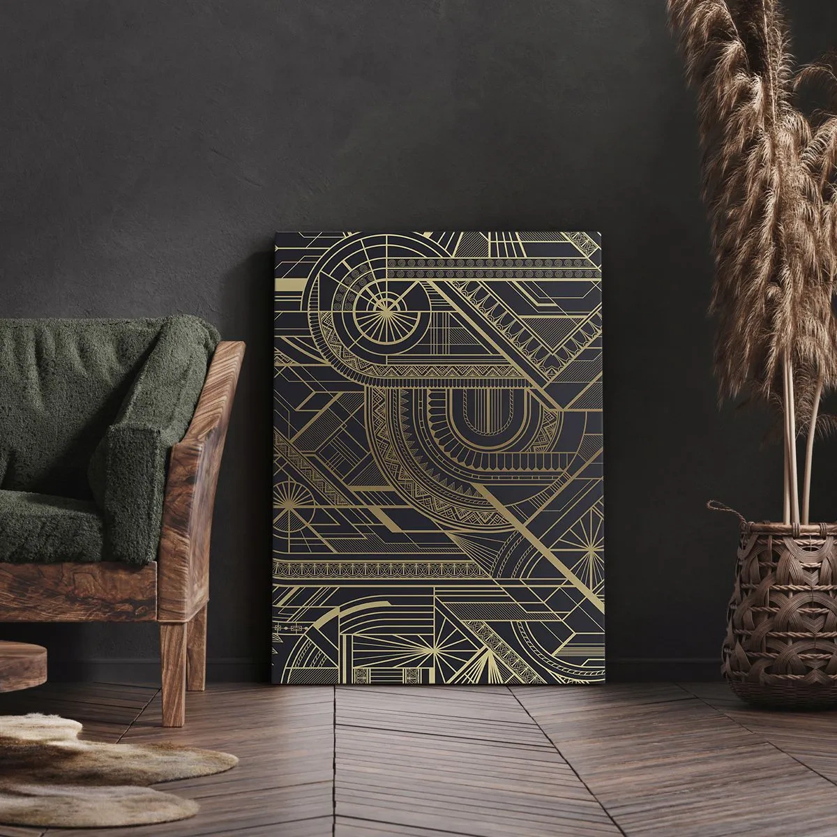 Tablou pe pânză - Concepte, idei, planuri - 55x100 cm